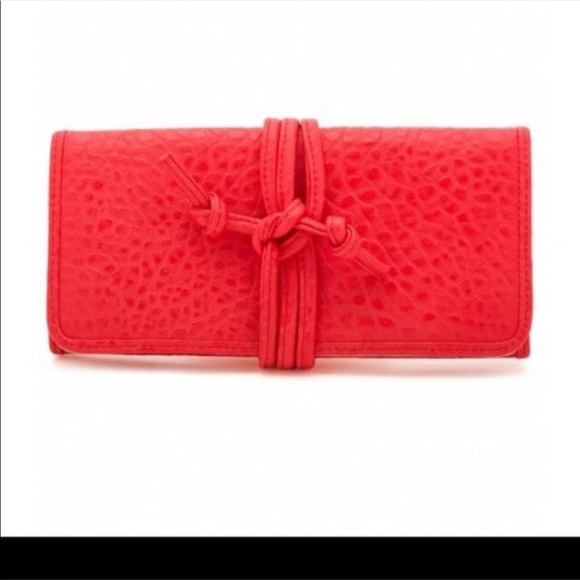 Gorjana Handbags - Gorjana jewelry travel roll up bag NEW coral pink